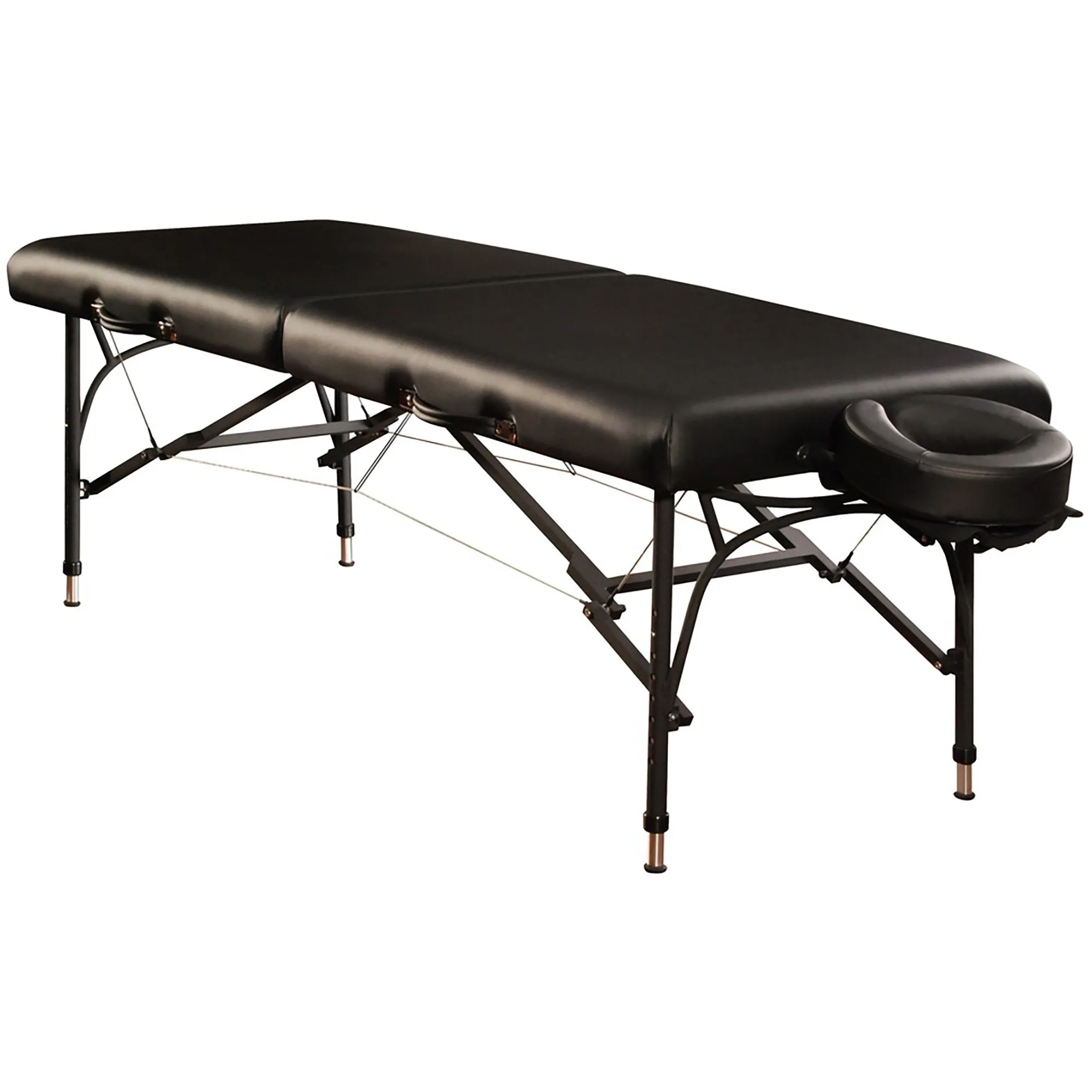 Master Massage 70cm Violet Aluminium Lightweight Portable Massage Table, Tattoo Table, Sport Table, Black