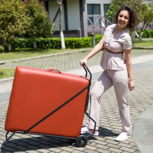 MD Master Massage Universal Wheeled Table Cart - Save Your Back & Shoulders with This EASY Table Cart!, THIS PRODUCT HAVE SOME SCRATCHES ON THE FRAME